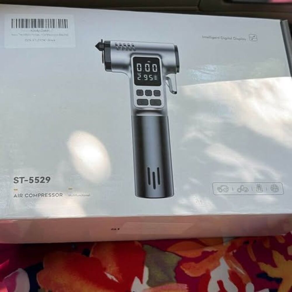 Portable Cordless Tire Inflator with Digital Display 150 PSI